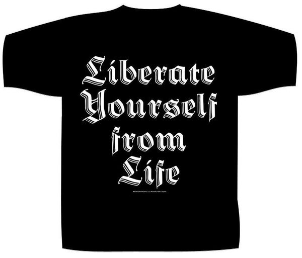 Impaled Nazarene ‘Liberate Yourself From Life’ T-Shirt - Babashope - 3