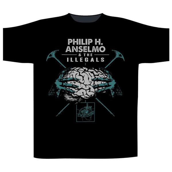Phil H. Anselmo & the Illegals Brain T-shirt - Babashope - 2