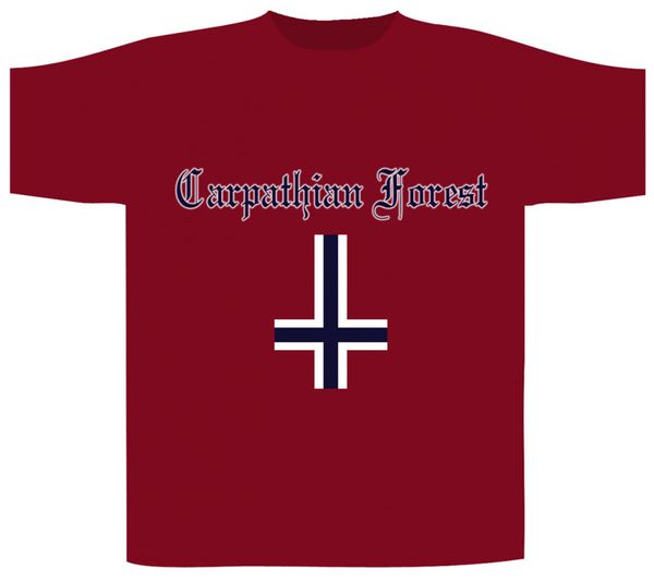 Carpathian - Forest - T-Shirt - Norway - Red - Babashope - 3