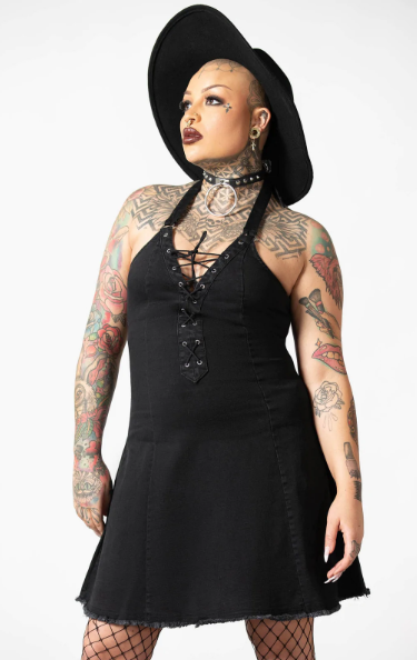 Subzero halter dress killstar - Babashope - 6