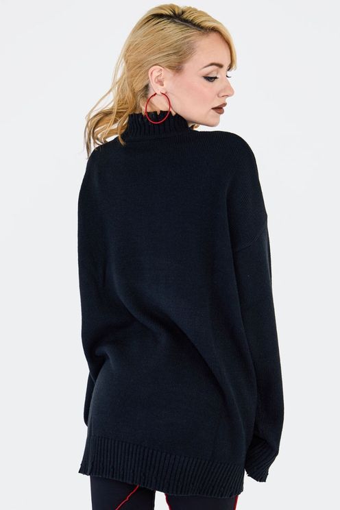 Mystic cat trui oversized - Babashope - 5