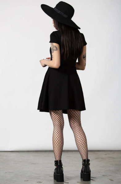 Killstar Tied up skater dress - Babashope - 4