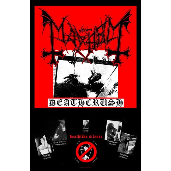 Mayhem ‘Deathcrush’ Textile Poster flag - Babashope - 2