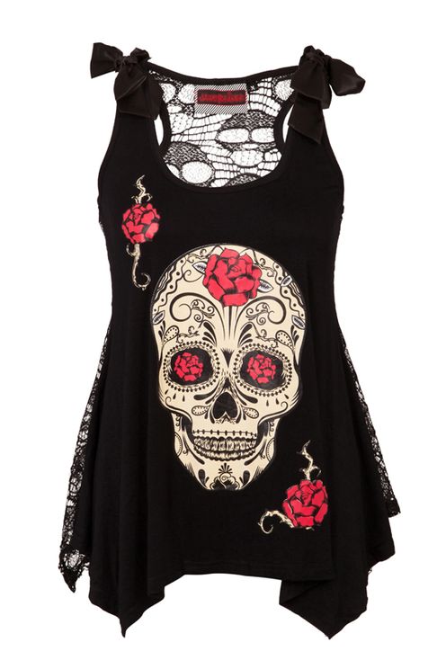 Jawbreaker - Skull &Rose - Top - Babashope - 4