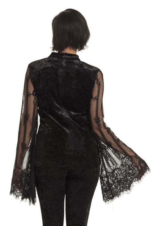 Dark Elven Velvet top - Babashope - 3
