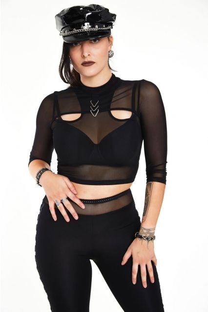 Triangle ring mesh top - Babashope - 5