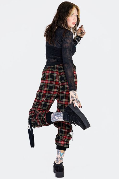 Tartan cargo broek - Babashope - 5
