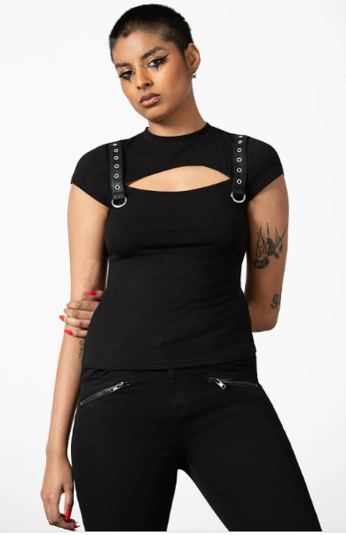 Killstar Trudy keyhole top - Babashope - 3