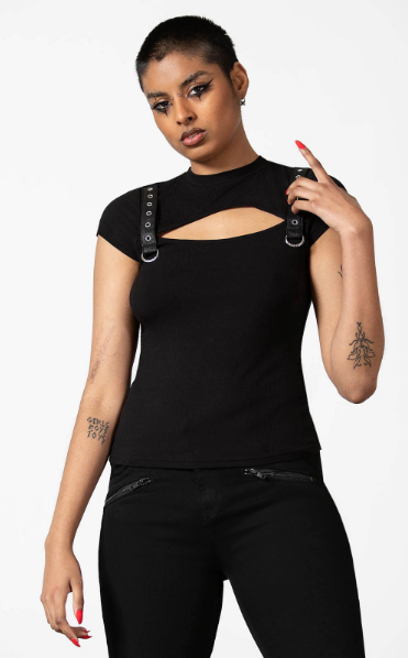 Killstar Trudy keyhole top - Babashope - 3