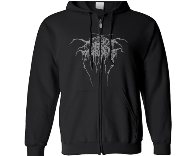 Darkthrone True norwegian Blackmetal Zip hooded sweater - Babashope - 3