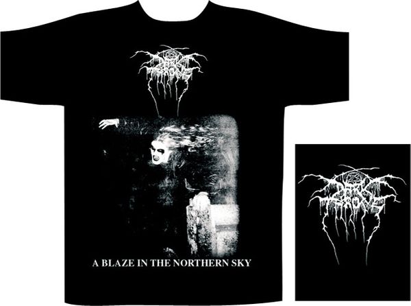 Darkthrone Shortsleeve T-Shirt A Blaze In THe Northern Sky - Babashope - 2