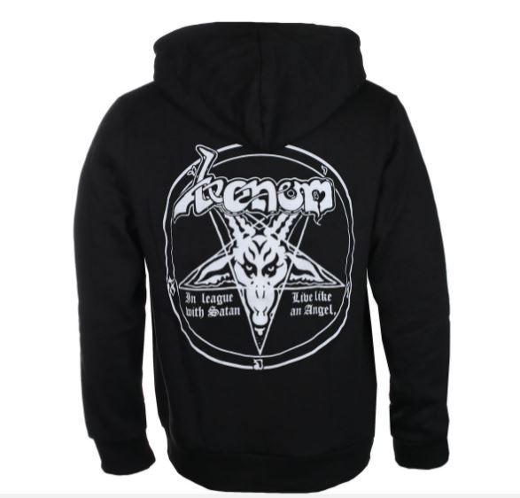 Venom in league with satan zip hooded sweater - Babashope - 3