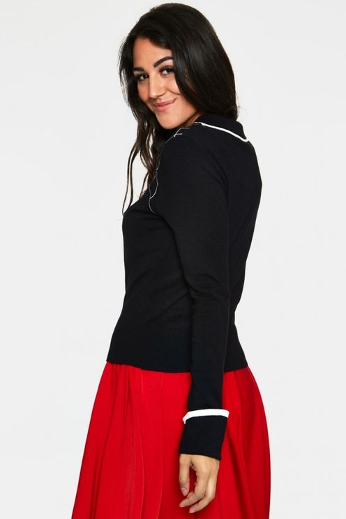 Virginia spider web collar cardigan - Babashope - 5