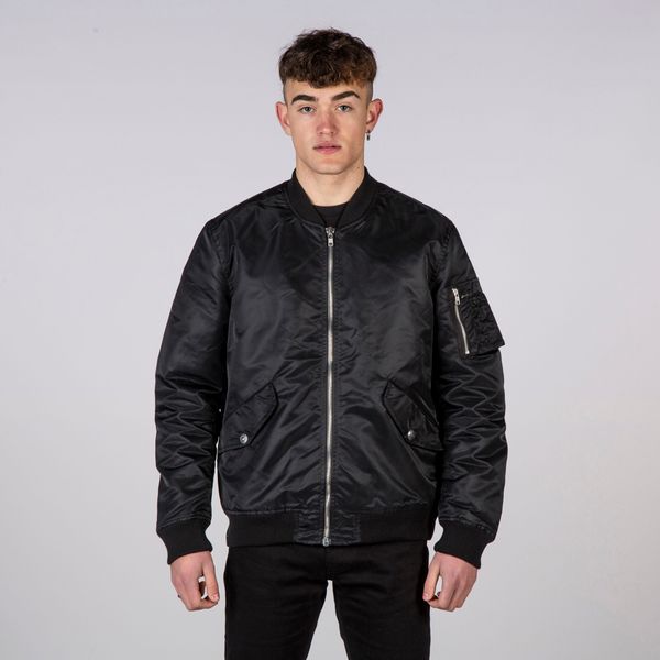 Newrock W-JACK003-S1 Ma1 rebel bomber jacket zwart - Babashope - 9