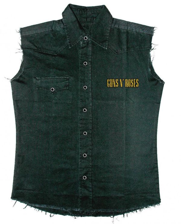 Bullet Logo - Sleeveles Worker Shirt - Guns& Roses - Babashope - 2