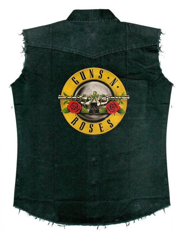 Bullet Logo - Sleeveles Worker Shirt - Guns& Roses - Babashope - 2