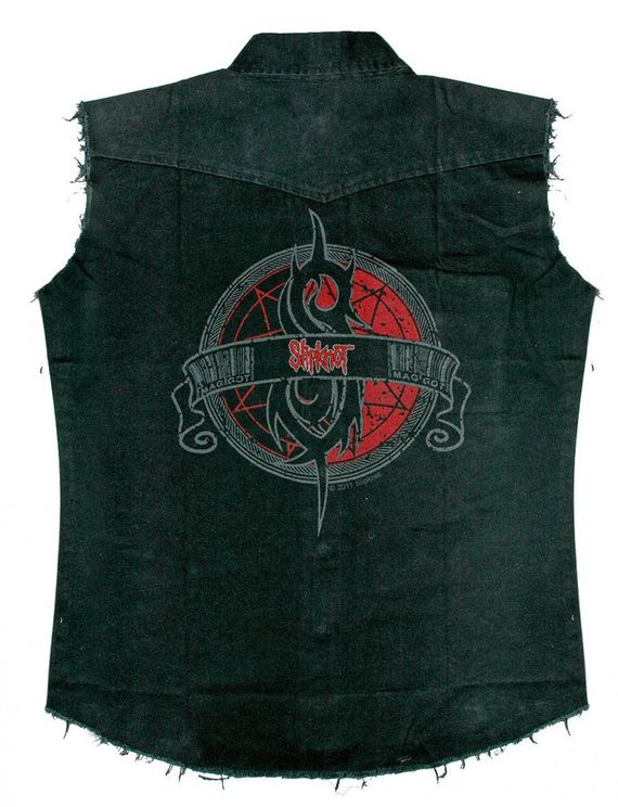 Slipknot Sleeveless Work Shirt Crest - Babashope - 3