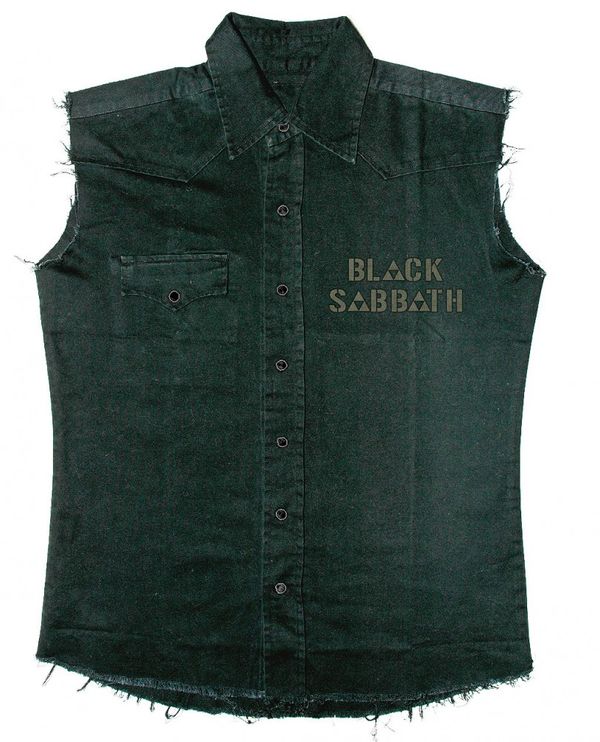 Black Sabbath Sleeveless Worker Shirt US Tour '78 - Babashope - 3