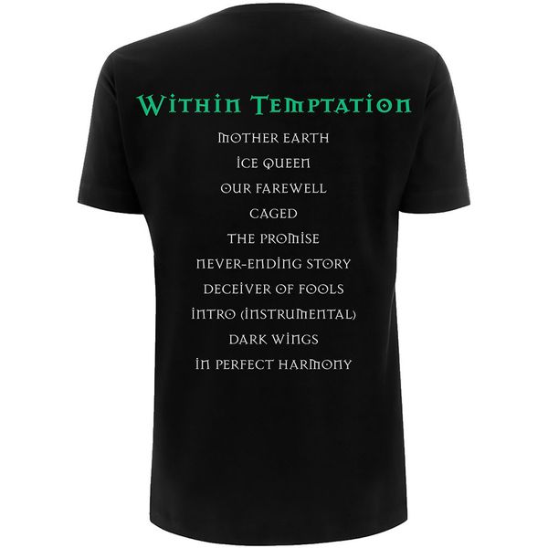 Within temptation mother earth T-shirt (backprint) - Babashope - 2