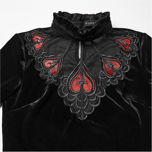 Red goth demon hand top - Babashope - 9