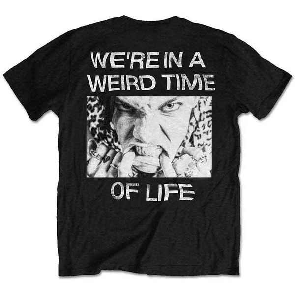 Yungblud Unisex T-Shirt: Weird Time Of Life (Black) (Back Print) - Babashope - 2