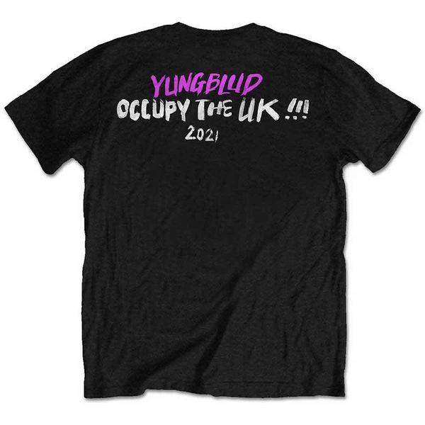 Yungblud Unisex T-Shirt: Occupy the UK (Black) (Back Print) - Babashope - 2