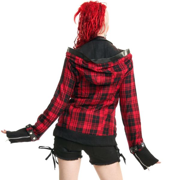 poizen industries Z jacket red check - Babashope - 2